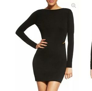 Black zipper dress